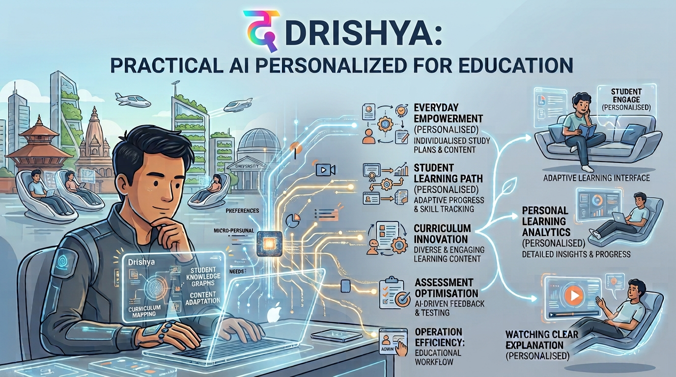 Drishya: practical AI personalized for education — an overview of personalized study plans, adaptive learning paths, and clear explanations